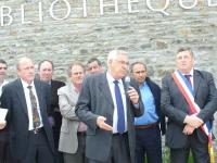 Inauguration de la biblioth�que
