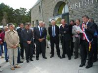 Inauguration de la biblioth�que