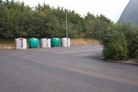 Le nouvel emplacement des poubelles pr�s du cimeti�re - Apr�s