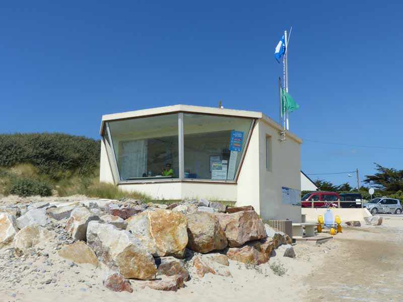 Fin de la saison pour le poste de secours de la plage de Port-Bail-sur-Mer