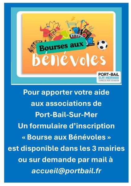 BOURSE AUX BÉNÉVOLES