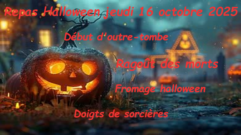 REPAS HALLOWEEN