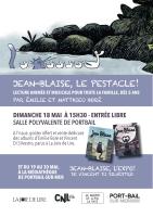 Spectacle JEAN BLAISE LE PESTACLE  Portbail
