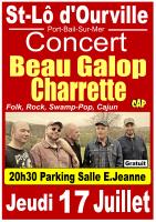 JEUDI DE L'ANIMAATION Concert BEAU GALOP CHARRETTE