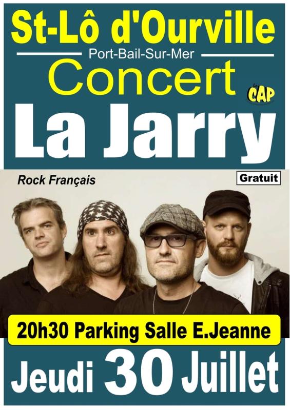 JEUDI ANIMATION Concert LA JARRY JEUDI ANIMATION Concert LA JARRY