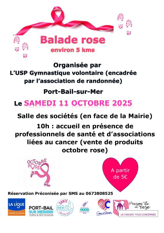 BALADE ROSE  Portbail