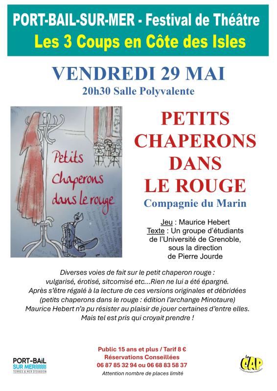 Spectacle PETITS CHAPERONS DANS LE ROUGE