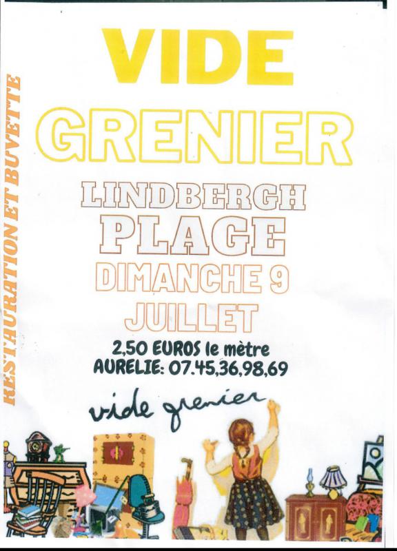 VIDE GRENIER  LINDBERGH PLAGE