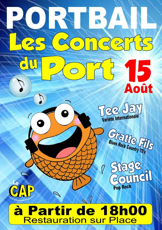 LES CONCERTS DU PORT  PORTBAIL 15 AOT