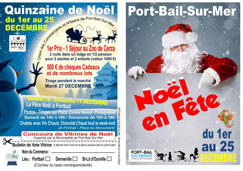 QUINZAINE de NOL 2022  Port-Bail-Sur-Mer