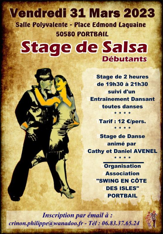 Stage de Danse SALSA  PORTBAIL