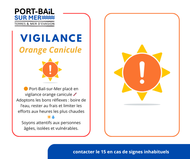 Alerte Canicule Orange